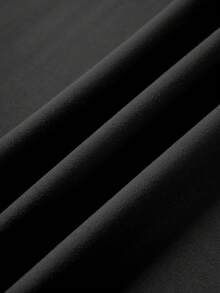 Manfinity EMRG 男士印花圆领长袖T恤 - 黑色 - 查看 5