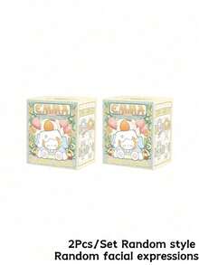 POKOJA LAND 盲盒（非毛绒填充），适合作为节日礼物送给朋友，艾玛生日蜡烛花园主题盲盒人偶（8个常规款+1个隐藏款）- ABS材质可收藏兔子角色人偶（8厘米/3.14英寸），带有花卉和派对装饰，是送给朋友和家人的贴心礼物，非常适合桌面/展示装饰和人偶爱好者。 - 潮玩盲盒 - 查看 15