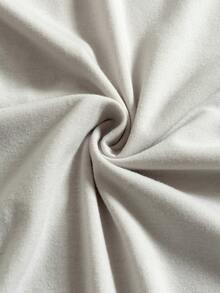 PAVTROS Men's Casual Everyday Commute Versatile Letter Print Loose White Tank Top, Summer - Khaki - View 6