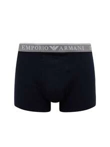 Armani 2 Pack Men's Boxer Briefs - Armani Blue/White - View 3