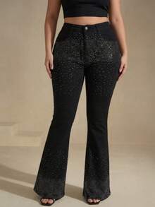 SHEIN BAE Women Jeans - Black - View 7