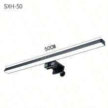 1 Black 19.68in/12.99in Computer Monitor Light Strip, Screen Clip Light, LED Screen Light Strip Suitable For Work Area, Dimming Timing Display Light, Suitable For Desk/Office/Home/Game Touch Control Display Lamp, Bedroom Collection For Eye Protection Screen Clip Lamp - USB - View 11