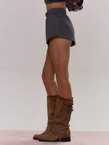 MUSERA Women Shorts - Dark Grey - View 4