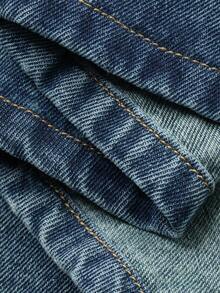 DAZY Women's Loose Casual Denim Skirt, Stylish Design For Spring And Summer Vacation - Blue - View 8