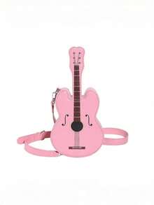 Joivida 爆款吉他造型斜挎包，女士轻便PU胸包，时尚百搭单肩包 - 多色 - 查看 11