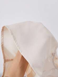 SHEIN 2pcs/Set Girls Casual Vest And Pants Set, Basic V-Neck Sleeveless Top Paired With Loose Straight Leg Pants, Suitable For Outings, Commuting And Daily Wear, Spring/Summer - White - View 4