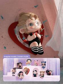 POKOJA LAND 可爱的盲盒小摆件（非毛绒填充），可爱的人物小摆件，独特的桌面装饰品，节日惊喜礼物，个性化玩具娃娃，包含隐藏版本，是送给朋友和家人的完美礼物。 - 潮玩盲盒 - 查看 2