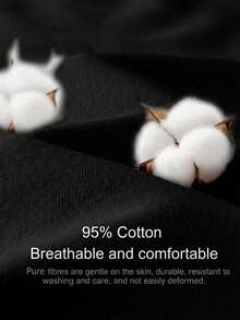 SHEIN ICON 95%纯棉深V领露背吊带背心，纯黑色 - 黑色 - 查看 3