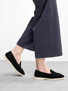 CUCCOO BIZCHIC Women's Casual Versatile Flat Loafers For Daily Commute Valentine's Day - Black - View 8