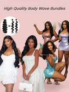 14-28英寸奢华水波纹真人发束，处女发接发，1束，高级真发双层编织，高光泽，使用寿命长，日常及沙龙品质，柔软丝滑，高级隐形接发 - Natural Black - 查看 12