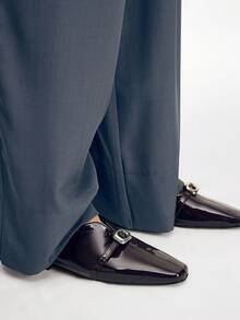 Mnmlis Zapatos casuales de moda con diseño de hebilla para mujer - Rosa Oxidada - Ver 3