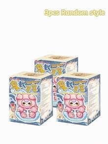 Caja sorpresa con figuras de moda y adorables en cajas ciegas, con varias expresiones y poses de las figuras. Adecuado para regalar a amigos y familiares para crear sorpresas. Ornamentos y coleccionables únicos para la mesa (no relleno de peluche) - Caja ciega de tendencia - Ver 9