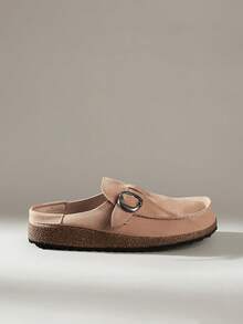 Solecia 春秋季女式孕妇百搭舒适厚底休闲外穿复古新款平底鞋 - 淺粉色 - 查看 1