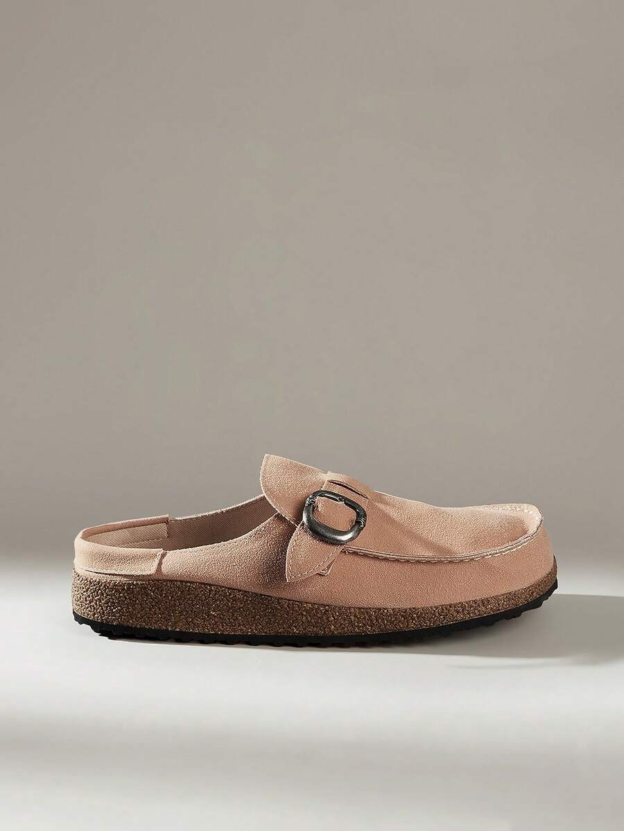 Solecia 春秋季女式孕妇百搭舒适厚底休闲外穿复古新款平底鞋 - 淺粉色 - 查看 1