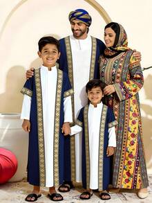 2pcs/Set Young Boys Short Sleeve Jacket And Long Sleeve Half-Placket Shirt Set - Multicolor - View 6