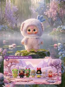 Blind Box,Cute Fairy Tale-Themed Toys With Bright Colors And Exquisite Facial Designs, Unique Tabletop Ornaments.,Not Plush Filled. - Tide play blind box - View 1