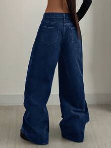 CasuGlow Women Jeans - Royal Blue - View 2