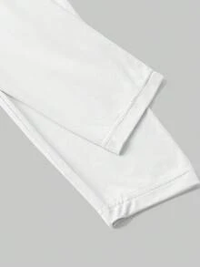 SHEIN MOD Áo thun ôm sát cổ tròn cỡ lớn dành cho nữ, bộ 3 áo, áo dài tay nữ, áo bó sát, áo màu trung tính, áo croptop dài tay, áo dài tay nữ. - Màu Khaki - Xem 7
