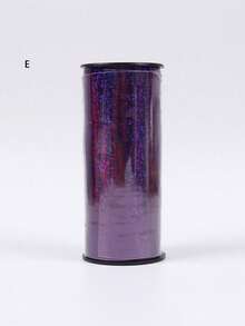SHEIN 1 Roll, Shiny Metallic Curling Ribbon For Crafts, Gifts, And Decorations - 100 Yards Of Crimped Balloon Ribbon For Weddings, Birthdays, And More!, - Multicolor - View 17
