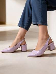 Mini tacón Rosa - altura 5cm - Rosa - Ver 1