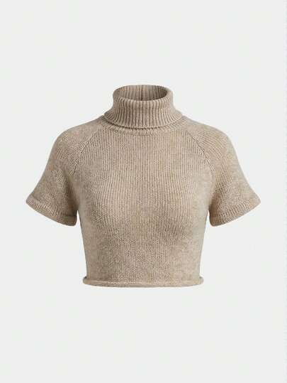 Olithes Women's New Spring/Summer Sexy Chic High-End French Elegant Casual Korean Stylish Slim Fit Knit Top, Versatile For Daily Wear And Dates