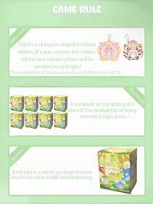 POKOJA LAND 盲盒（非毛绒填充），随机惊喜盒，造型独特奇特的玩偶，配有钥匙扣方便携带，新颖的包包配饰，可作为圣诞礼物或生日礼物送给家人和朋友。适合作为生日礼物送给朋友。 - 潮流盲盒 - 查看 5