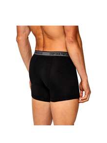 Armani 3 Pack Men's Boxer Briefs - Black/Black/Black - View 3
