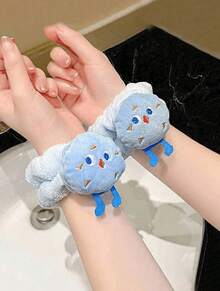 2/4pcs Wristband Towel For Face Wash With Multiple Functions, Anti-Sweat, Moisture Absorption, Reusable - Black and White - View 19