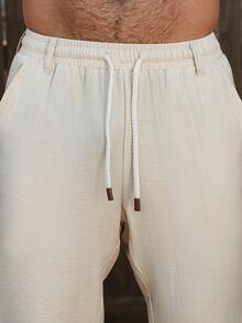 Manfinity RSRT 男士裤子 - 杏色 - 查看 3