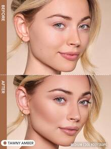 SHEGLAM Precision Sculpt Liquid Contour Duo-Tawny Amber Brand Beauty Makeup Face Paint Cosmetic For Women Girls Perfect For Winter Spring Ideal For Y2K Fancy Fashion Suitable For Birthday Gift Party Ready Best Color - Tawny Amber - View 4