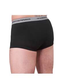 Armani Men's Trunks Comfortable Lightweight Durable Daily Outdoor Commuting 111357-CC717-00120 - Black/Black/Black - View 3