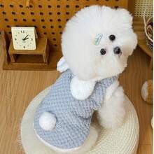 PETSIN Disfraces con capucha para mascotas para invierno y otoño - Atuendos cálidos y lindos para Bichón, Pomerania, Schnauzer, gatos y perros - Multicolor - Ver 21