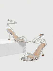 CUCCOO SZL Women Gladiator Sandals Spring Shoes - Silver - View 8