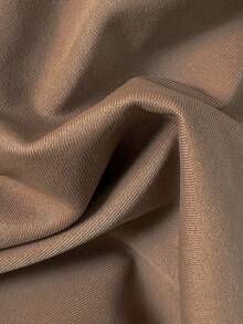 Bonvoyette Conjunto de bikini elegante y casual para vacaciones con escote halter, traje de baño hecho a mano con cuerda para fiesta en la isla y piscina - Café integral - Ver 8