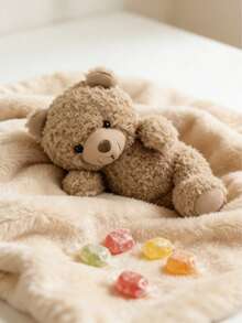 POKOJA LAND - BESTSELLERS 1个装可爱毛绒熊钥匙扣泰迪熊填充动物钥匙圈挂件手提包吊坠装饰创意礼物，适合儿童生日派对、家居装饰、女孩房间装饰、感恩节、春夏季 - 彩色 - 查看 7