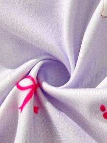 PetitDoll Women's Fashion Lace Patchwork Thong Panties - Mauve Purple - View 9