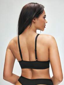 SHAPORA 女士前扣式钢圈文胸一件装 - 黑色 - 查看 2