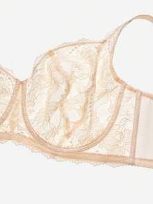 LUVLETTE 大码文胸和无钢圈文胸 - 杏色 - 查看 6