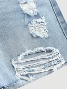 Girlism Quần short denim dài dáng rộng, cạp cao, màu sáng, bạc màu, viền thô, thời trang Y2K cho bé gái, thích hợp cho thể thao ngoài trời, mùa xuân và hè, phong cách Boho, mùa vintage//bãi biển/lễ tốt nghiệp thanh lịch, bộ jumpsuit thường ngày, kỳ nghỉ hè, mùa xuân, bãi biển, kỳ nghỉ, ngày lễ tình nhân, kỳ nghỉ hè, kỳ nghỉ biển. - Rửa nhẹ - Xem 3