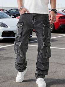 Men's Multi-Style Jeans In Various Colors And Sizes - gris - 查看 1