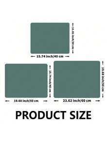 1 件装实心厨房沥水垫超强吸水碗碟干燥垫防滑沥水垫速干餐具水龙头餐垫餐具 - 墨綠色 - 查看 9