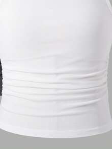 SHEIN 3件套少女修身休闲运动吊带背心基础款上衣 - 彩色 - 查看 5