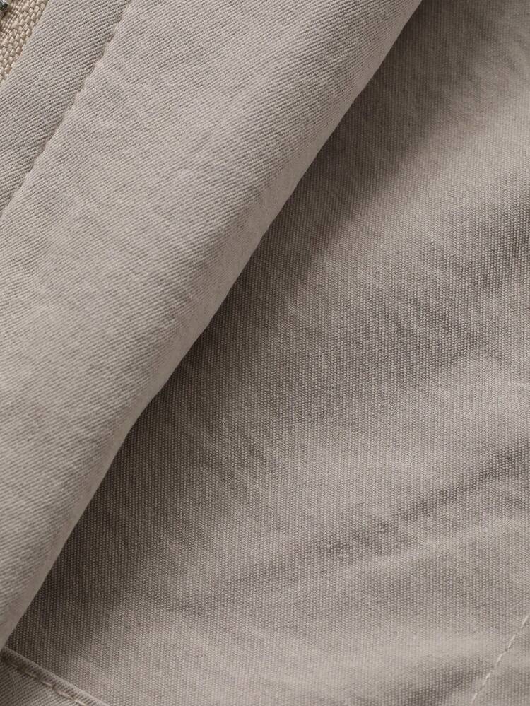 Women's Collar Hollow Out Floral Ruffle Trim Lightweight Jacket