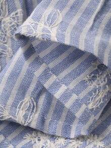 DAZY 2pcs Baby Girls Korean Style Shirt Top And Pants Set - Blue - View 8