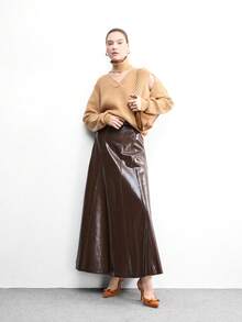 CUCCOO BIZCHIC 女士尖头搭扣设计时尚高跟鞋，适合日常穿着 - 芥末黃 - 查看 3