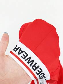 Charming Red Fabric Mid-Waist Sexy Men's Underwear - Red - View 3