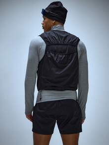 Musero Sleeveless Active Top Runner Utility Vest Autumn Winter Essentials Gymwear Athletic Gym - Black - View 4