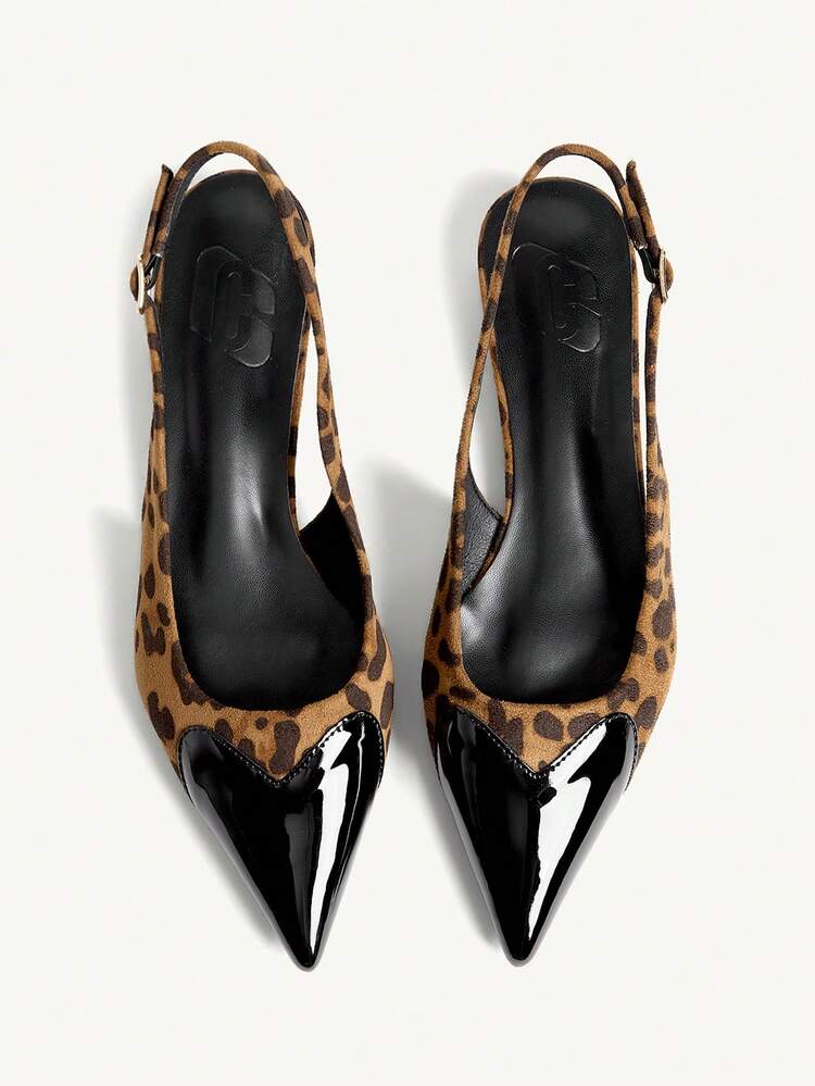 CUCCOO CHICEST Women's Elegant Commuter Pointed Toe Flats With Color Blocking