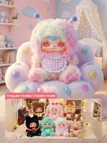 1pc/3pcs/6pcs Surprise Box Super Soft Cartoon Character Dolls - Adorable Small Bedroom/Living Room/Bookshelf Decorations, Fashionable Personalized Gifts, Suitable As Adult Gifts, Very Suitable As Small Gifts For Halloween/Christmas Parties, Housewarming Gifts, Or Collectible Dolls.Non-Plush Filling Blind Box - Multicolor - View 2
