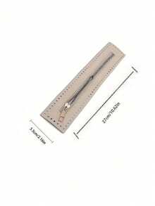 1pc Double Sided PU Leather Zipper Puller, Universal Luggage Hardware, Durable Woven Bag Straps With Pinholes, Elegant Double Sided Woven Faux Leather Zipper Puller, Bag Hardware, Leather Zipper, Woven Zipper Puller For DIY Bag Making, Suitable For Custom Handbags, Totes, Clutches And Accessories - Multicolor - View 7